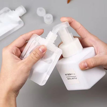 Portable Travel Fluid Dispensing Packing Bag