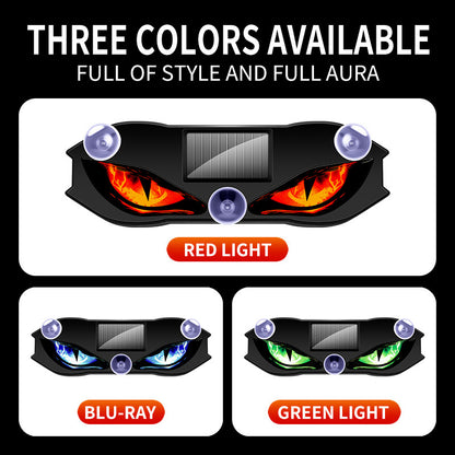 Solar-Powered LED Car Warning Light - Solar-powered, weatherproof,automatic activation at dark - formore safety on the roadside