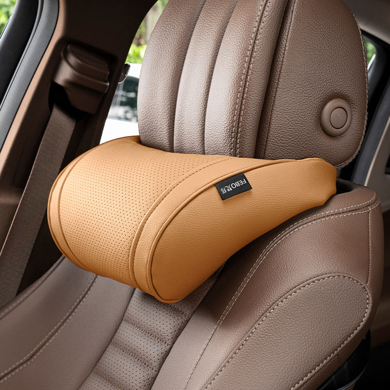 Ergonomic Headrest and Lumbar Support Set for Car Seats