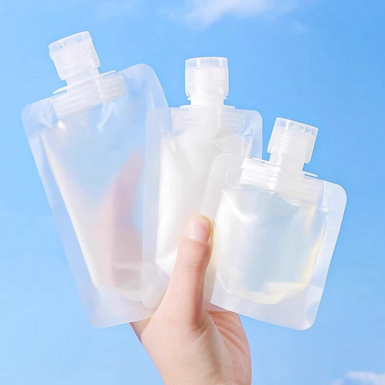 Portable Travel Fluid Dispensing Packing Bag