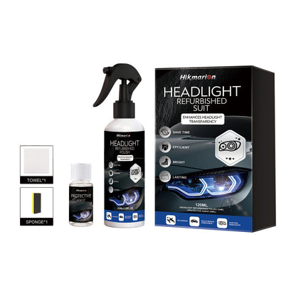 Headlamp Restoration Fluid with Crystalline Coating