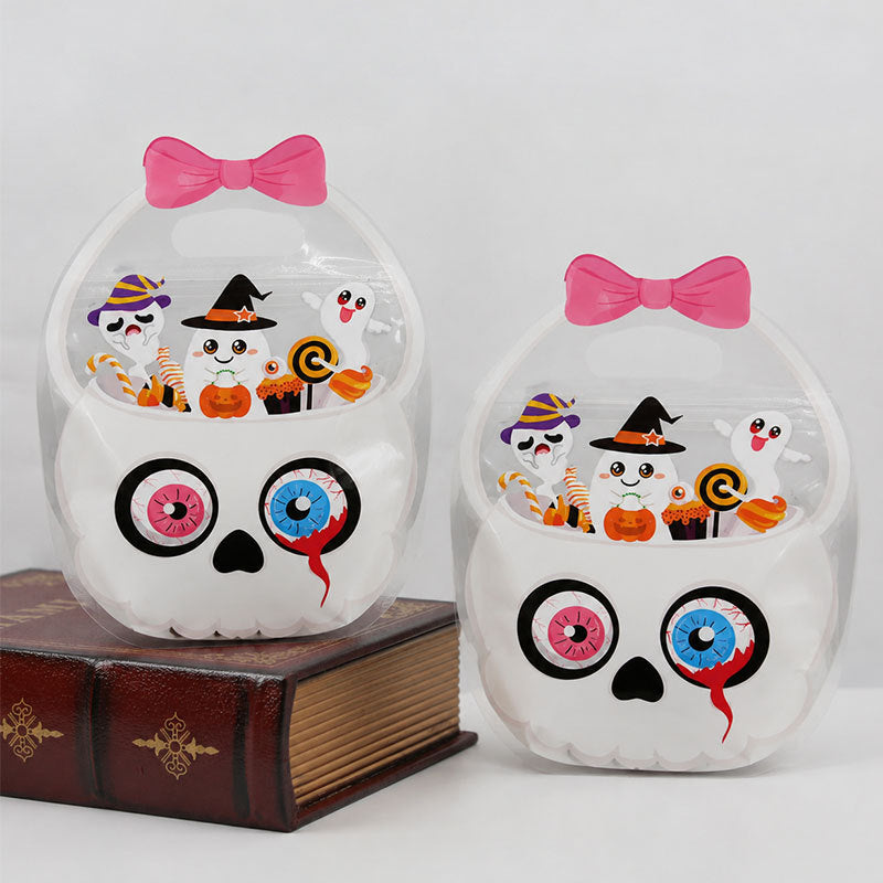 Halloween Transparent Pumpkin Favor Bags
