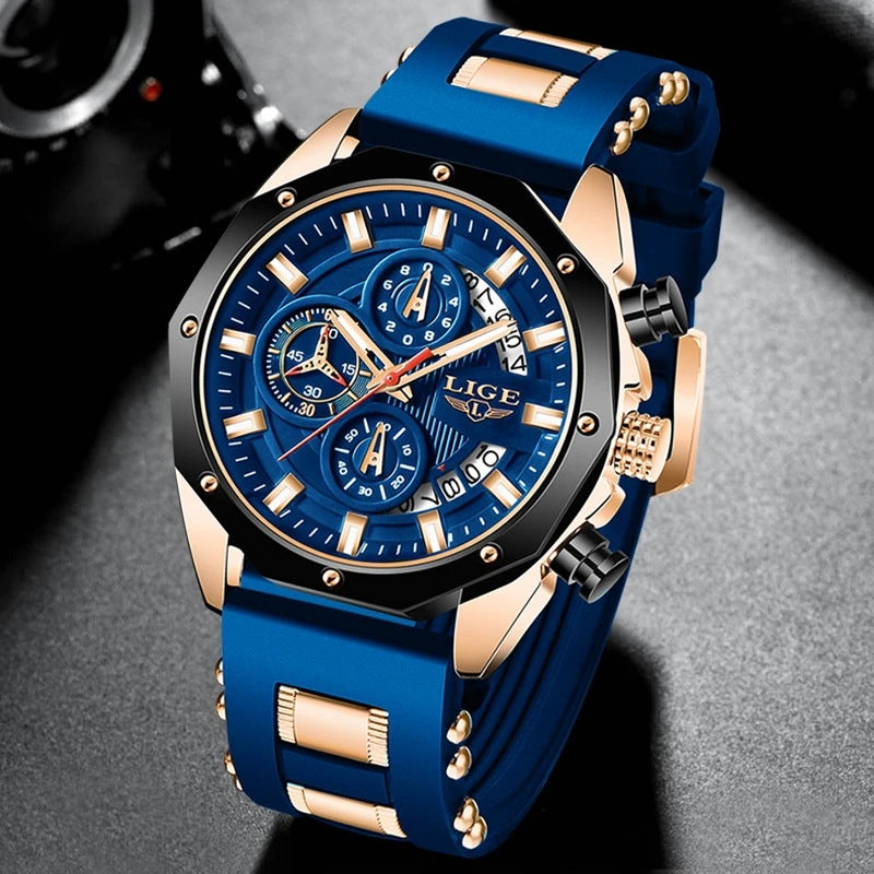 Men's Outdoor Waterproof Sport Quartz Watch