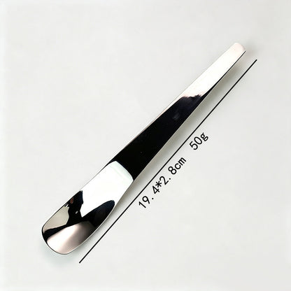 Stainless Steel Dessert Spoon with Long Ergonomic Handle