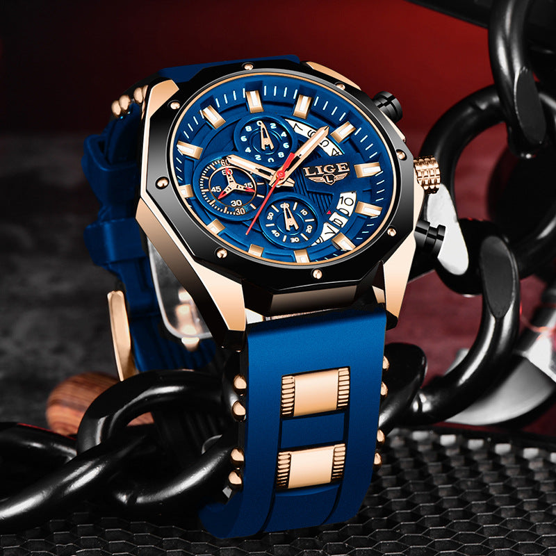 Men's Outdoor Waterproof Sport Quartz Watch