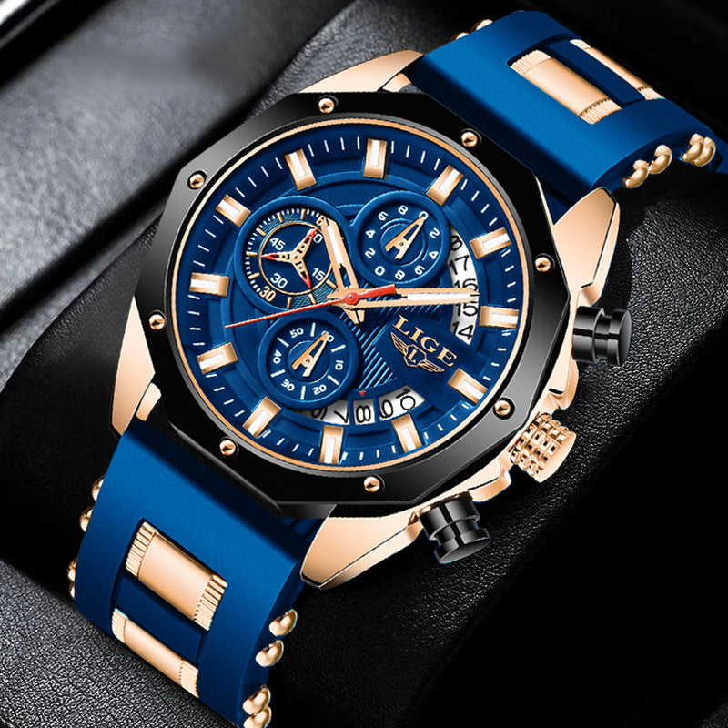 Men's Outdoor Waterproof Sport Quartz Watch
