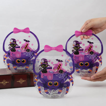 Halloween Transparent Pumpkin Favor Bags