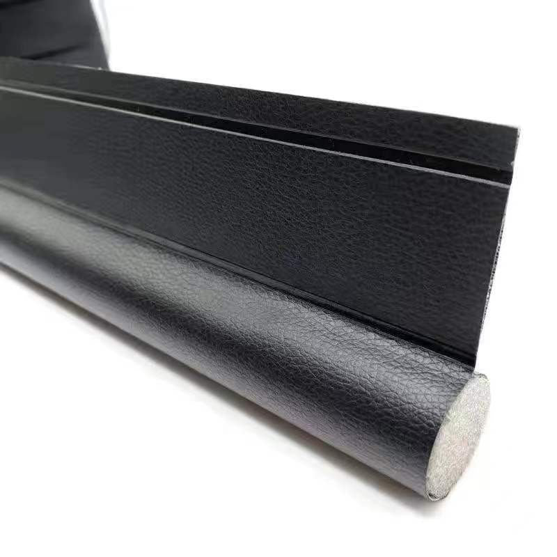 Wear Resistant Leather Under Door Draft Stopper Windproof and Insect Proof Bedroom Door Bottom Seal Strip