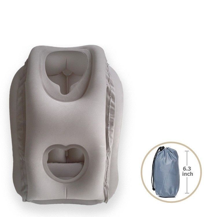 Portable, inflatable, ergonomic travel pillow: Enjoy a comfortable sleep anytime, anywhere