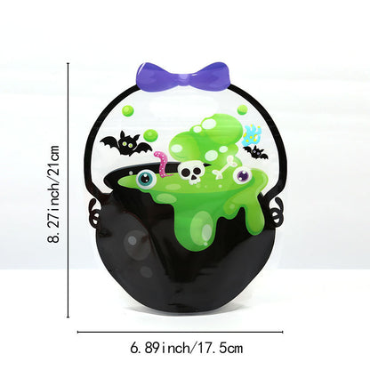 Halloween Transparent Pumpkin Favor Bags