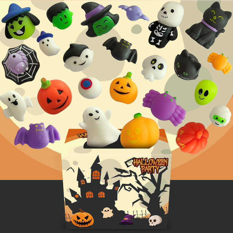 Halloween Squishies Stress Relief Toy Set
