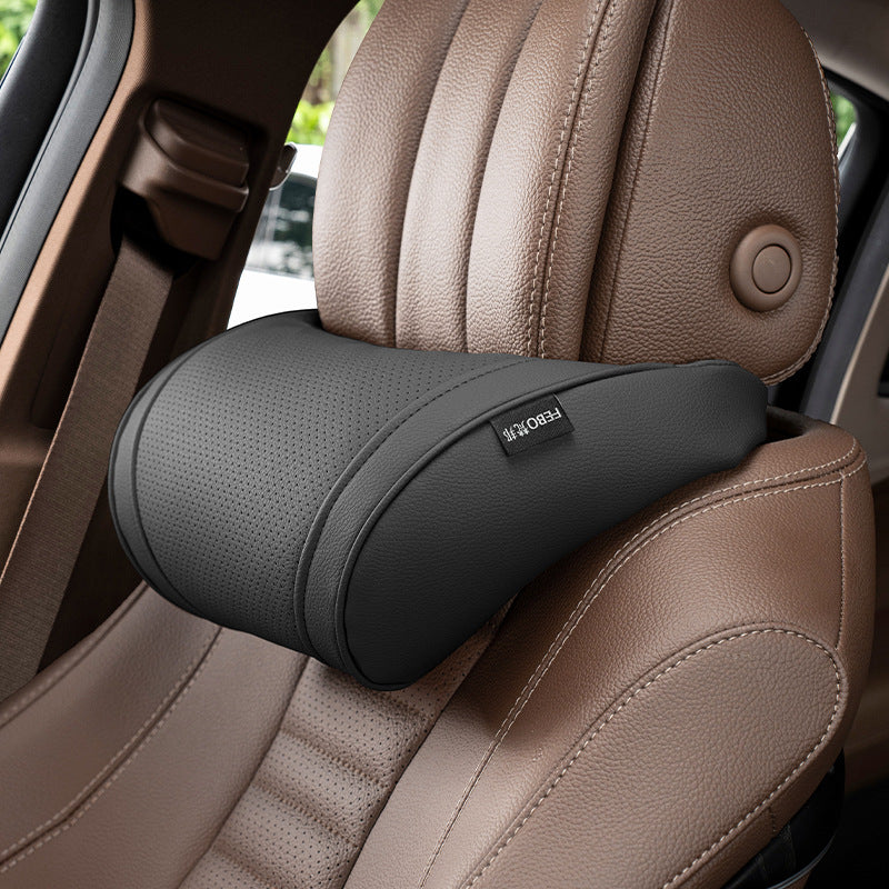 Ergonomic Headrest and Lumbar Support Set for Car Seats