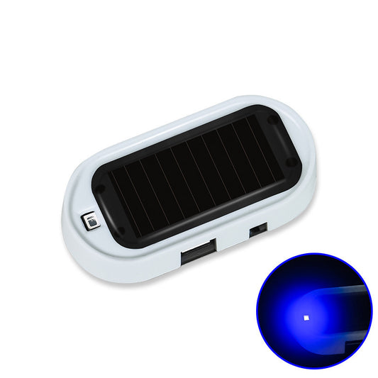 Solar Flashing LED Light Scares Thieves Away Stop Car Break‑Ins!