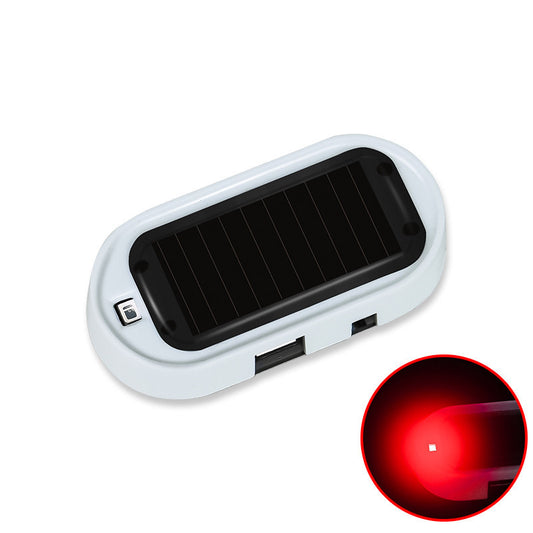Solar Flashing LED Light Scares Thieves Away Stop Car Break‑Ins!