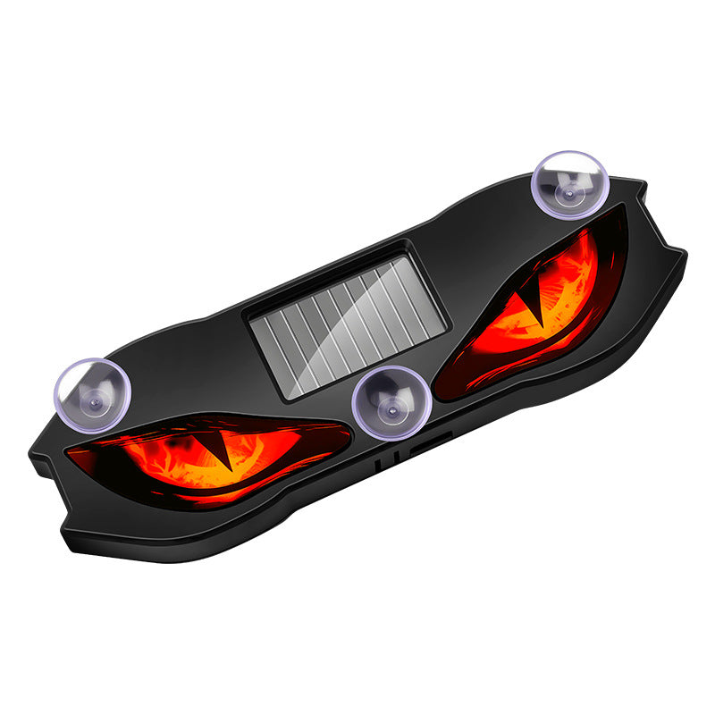 Solar-Powered LED Car Warning Light - Solar-powered, weatherproof,automatic activation at dark - formore safety on the roadside