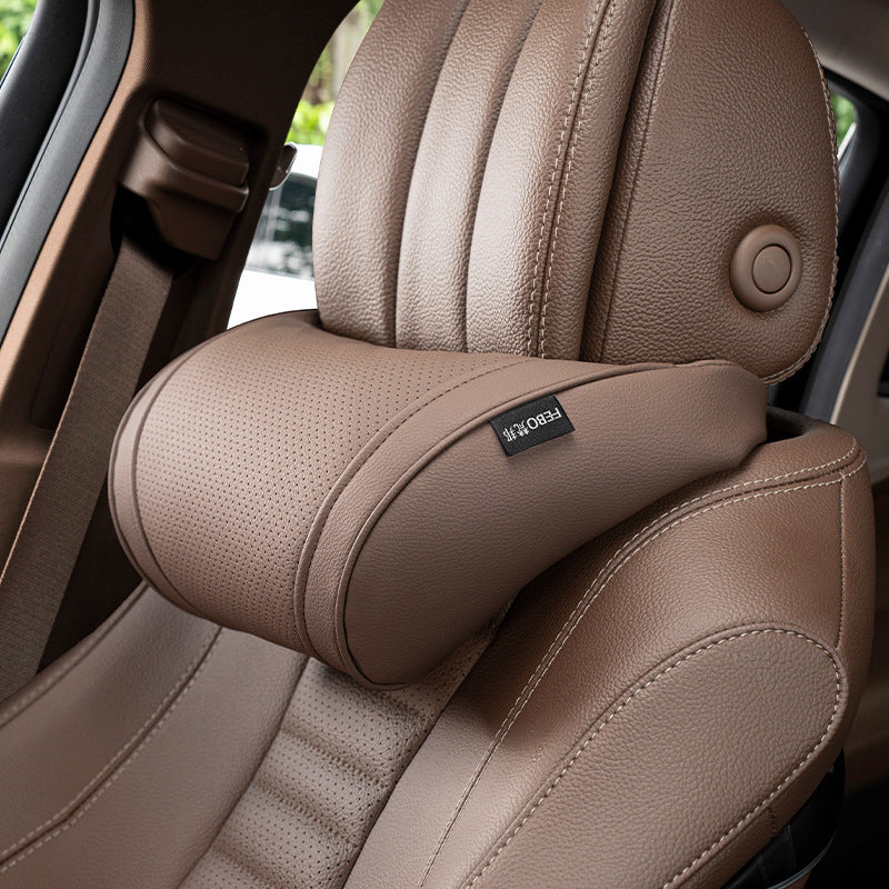 Ergonomic Headrest and Lumbar Support Set for Car Seats