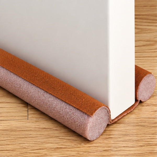 Wear Resistant Leather Under Door Draft Stopper Windproof and Insect Proof Bedroom Door Bottom Seal Strip