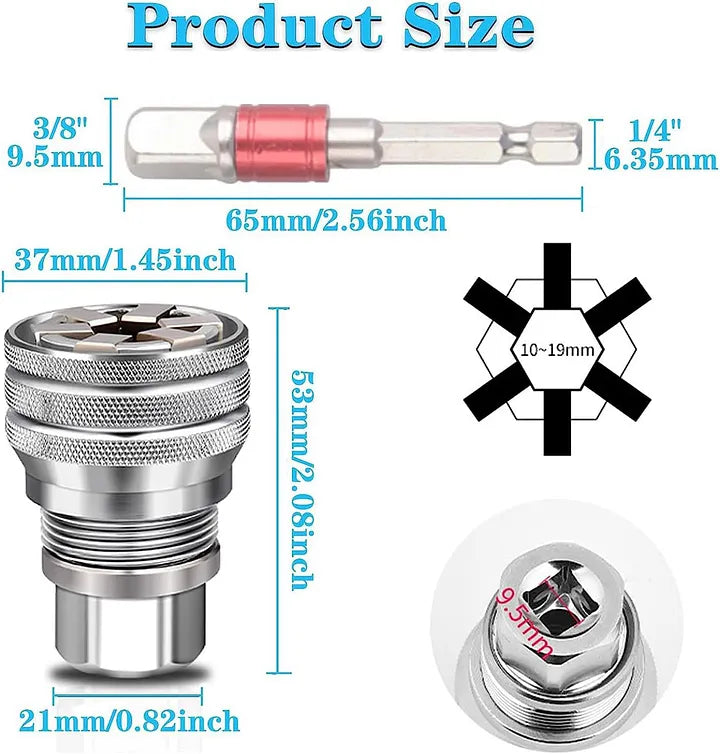 Multi-function Universal Socket Wrench Tool - Universal Maintenance Tool