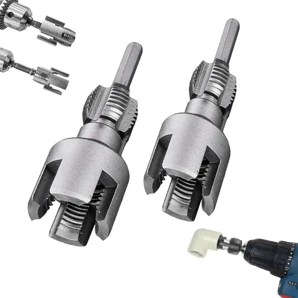 Integrated Internal & External Pipe Threading Tool