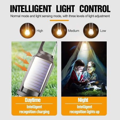 Solar Energy Vintage Hanging Camping Lantern