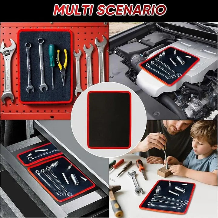 Flexible Magnetic Tool Mat & Tray Holder