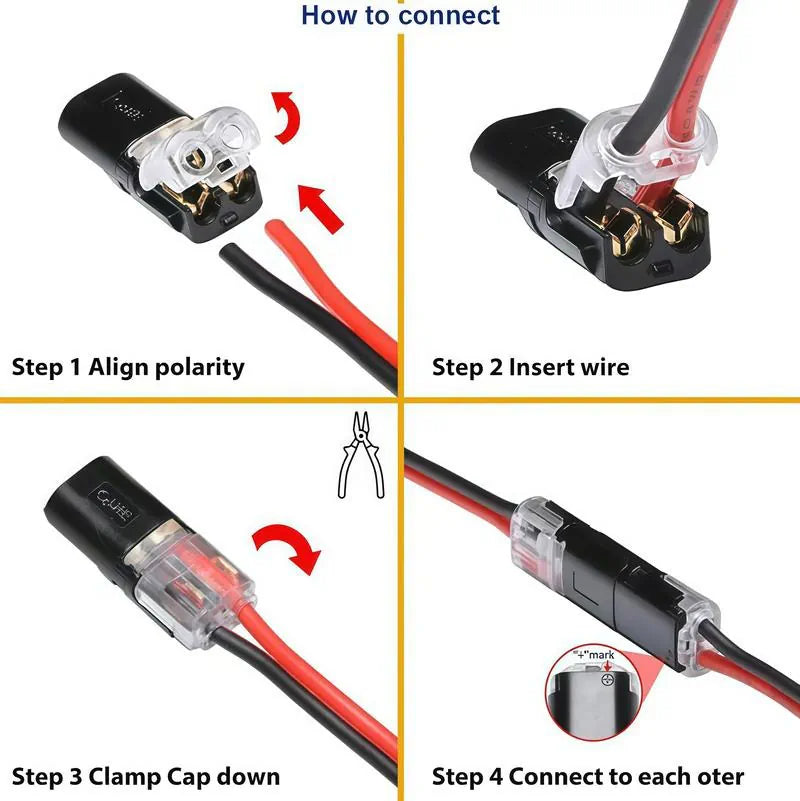 Dual-Wire Push-In Connector
