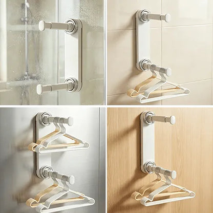 Suction Cup Clothes Hanger Organizer