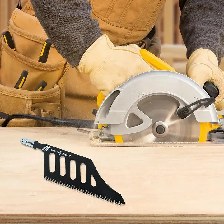 Saw blade for flush cutting for wood, plastic and metal