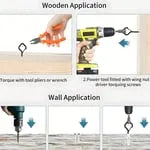 Windproof & Rust-Resistant🔧Safety Screw Durable Metal Ceiling Hook