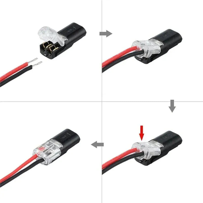Dual-Wire Push-In Connector
