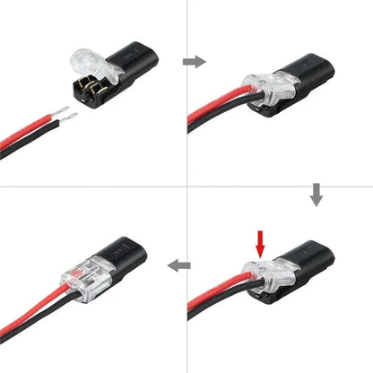 Dual-Wire Push-In Connector