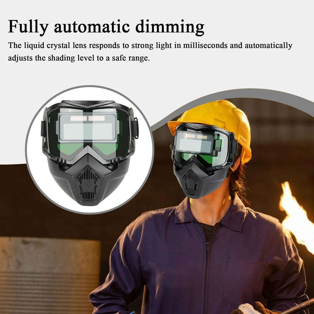 Auto-Darkening Welding Helmet