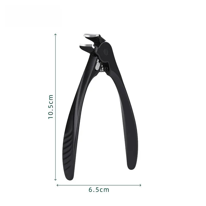 Stainless Steel Nail Clippers With Splash Guard – Large opening for ingrown nails & foot care
