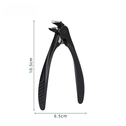 Stainless Steel Nail Clippers With Splash Guard – Large opening for ingrown nails & foot care