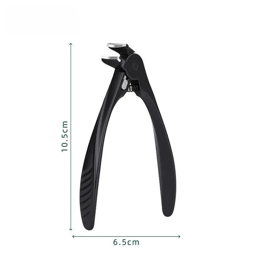 Stainless Steel Nail Clippers With Splash Guard – Large opening for ingrown nails & foot care