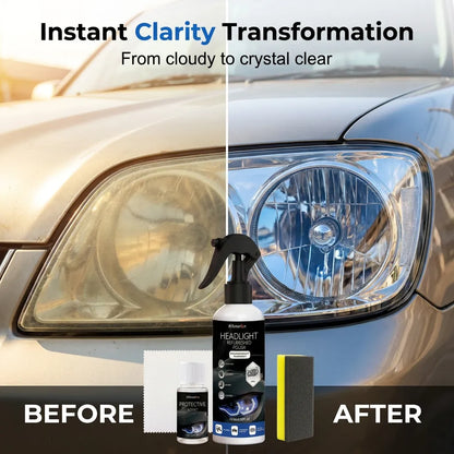 Headlamp Restoration Fluid with Crystalline Coating