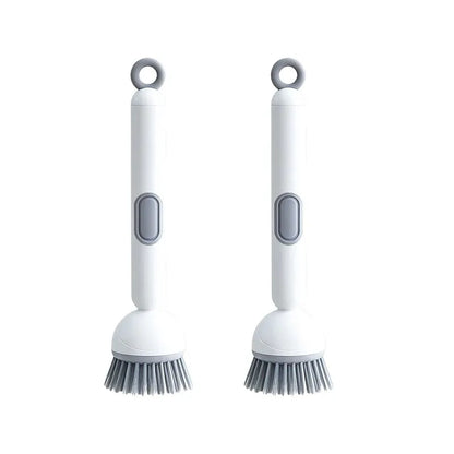 Kitchen long handled rotating pot brush