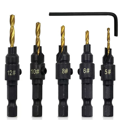 Premium HSS countersunk drill set