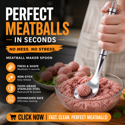 Meatball Spoon – No Stick, No Mess
