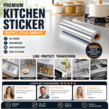 Cut-to-Fit Aluminum Foil Liner for Walls & Cabinets