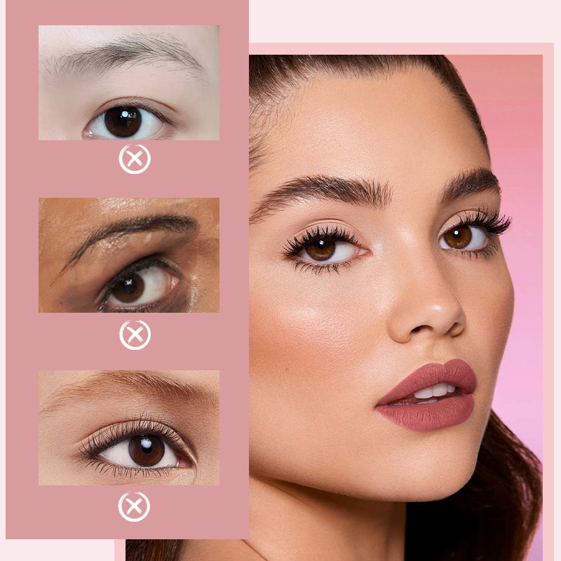 2‑in‑1 Volumizing & Curling Mascara – Waterproof, Clump-Free, Long Lasting