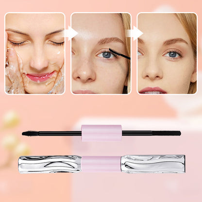 2‑in‑1 Volumizing & Curling Mascara – Waterproof, Clump-Free, Long Lasting