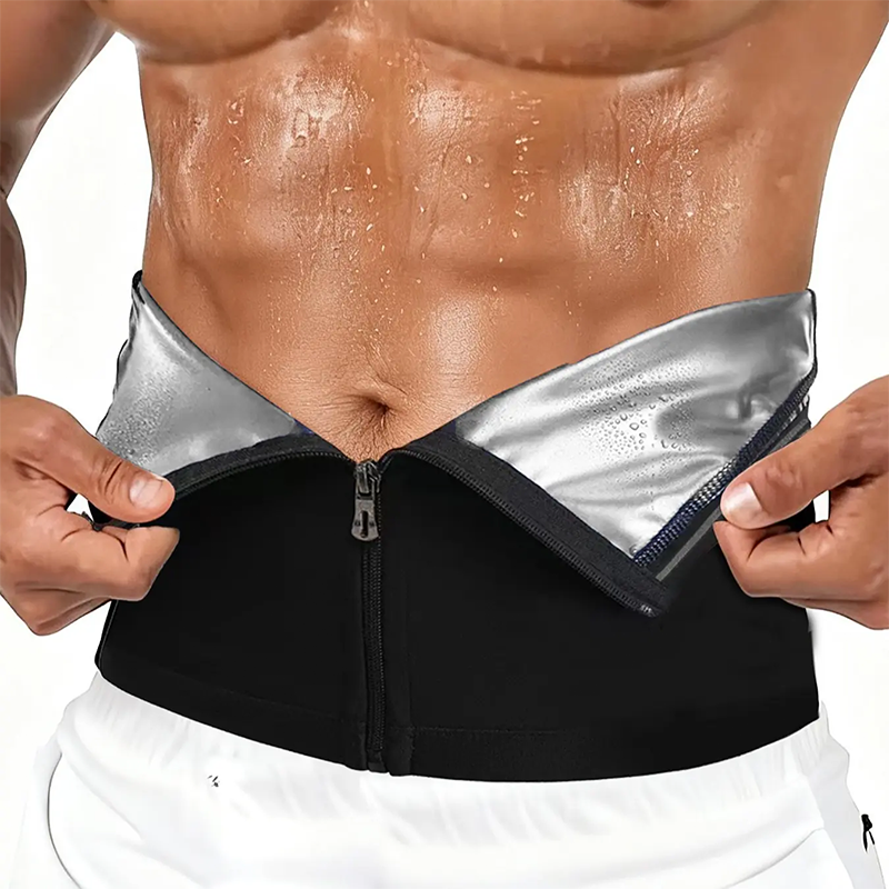 Men's Waist Trainer Sweat Belt – Compression, Trimmer, Sauna Effect