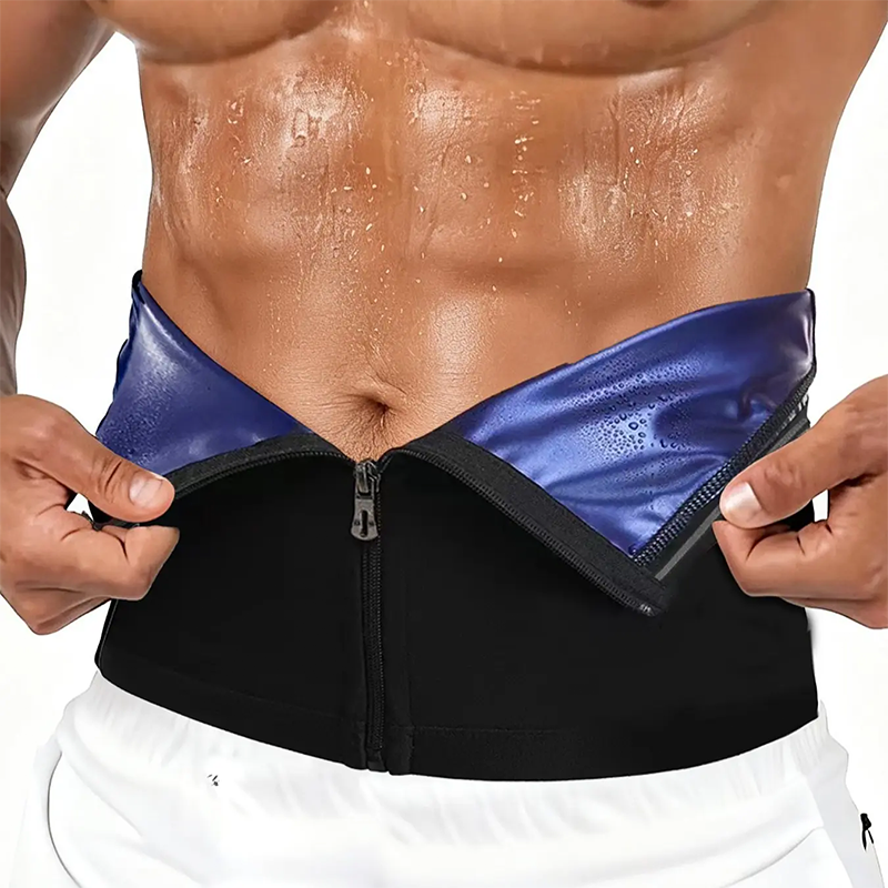 Men's Waist Trainer Sweat Belt – Compression, Trimmer, Sauna Effect