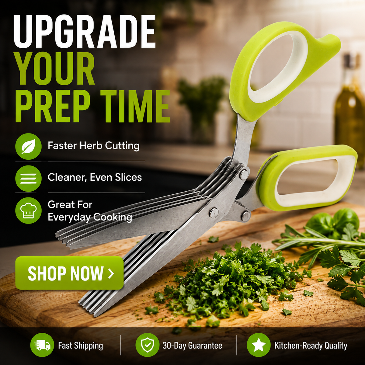 Multi-Blade Herb Scissors | Quick Kitchen Prep