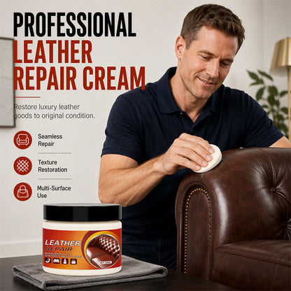 Leather Scratch Repair Cream for Worn Furniture and Seats
