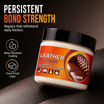 Leather Scratch Repair Cream for Worn Furniture and Seats