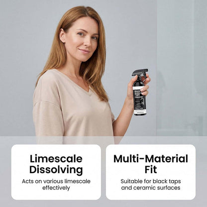 Limescale Cleaner Spray for Black Sinks, Faucets & Fixtures