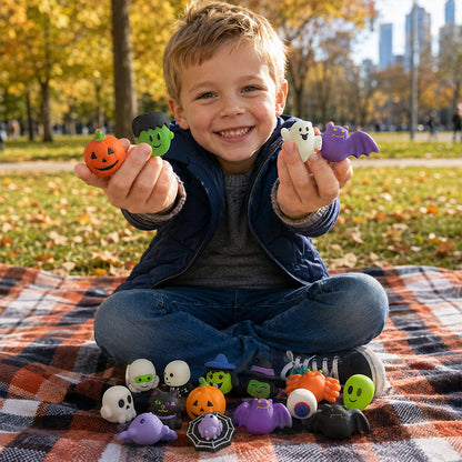 Halloween Squishies Stress Relief Toy Set
