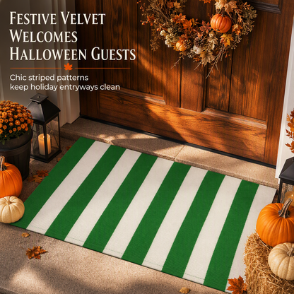 Simple Striped Non‑Slip Door Mat – Stain‑Resistant, Durable, Multi‑Size